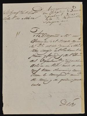 [Letter from Policarzo Martinez to the Laredo Junta Municipal, May 19, 1845]