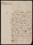 Thumbnail image of item number 1 in: '[Letter from Comandante Bravo to Alcalde Ramón, September 30, 1845]'.