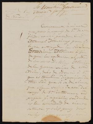 [Letter from Juzgado de la Paz  Fernandez to the Laredo Alcalde, June 8, 1845]