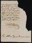 Primary view of [Letter from Comandante Bravo to the Laredo Alcalde, November 20, 1845]