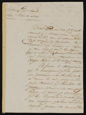 [Letter from Policarzo Martinez to Alcalde García, March 31, 1846]