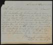 Thumbnail image of item number 1 in: '[Letter of Resignation by M. Lidwill]'.