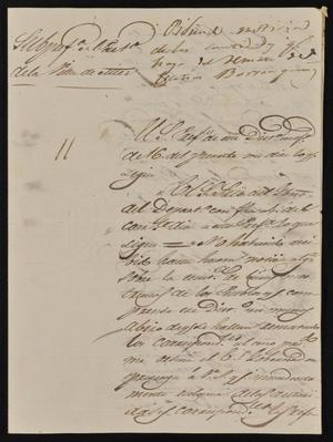 [Letter from Policarzo Martinez to the Laredo Alcalde, May 19, 1845]