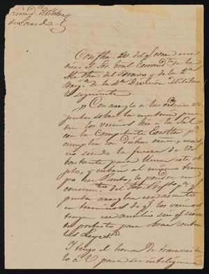 [Letter from Comandante Bravo to the Laredo Alcalde, June 26, 1845]