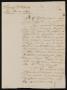 Primary view of [Letter from Policarzo Martinez to the Laredo Junta Municipal, April 3, 1846]