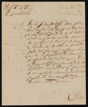 [Letter from the Candela Justice of the Peace to the Justice in Laredo, December 22, 1845]