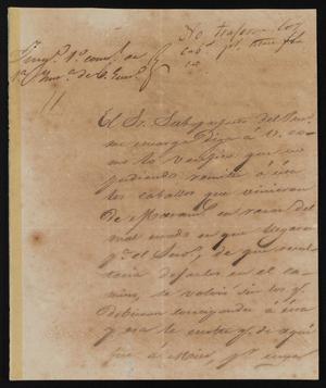[Letter from Juzgado Vela to the Laredo Alcalde, June 18, 1845]