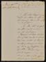 Thumbnail image of item number 1 in: '[Letter from Rafael García to the Laredo Alcalde, January 16, 1845]'.