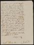 Thumbnail image of item number 2 in: '[Letter from Juzgado Santiago Vela to Alcalde García, November 5, 1846]'.