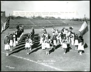 Primary view of object titled 'Marfa High School Band in 1941'.
