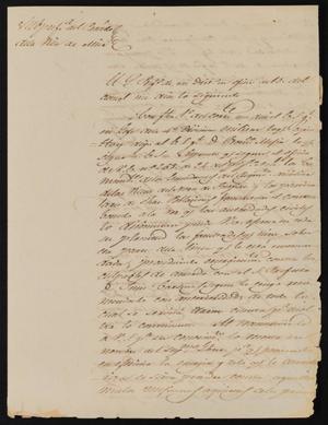 [Letter from Policarzo Martinez to Alcalde Ortiz, December 19, 1845]