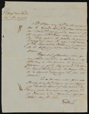[Letter from Policarzo Martinez to Alcalde García, March 17, 1846]