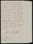 Thumbnail image of item number 2 in: '[Letter from Policarzo Martinez to the Laredo Alcalde, June 10, 1845]'.