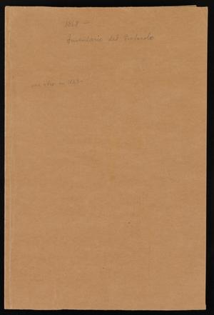 [Inventory of Laredo Municipal Archives]