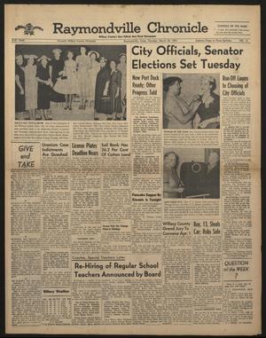 Raymondville Chronicle (Raymondville, Tex.), Vol. 31, No. 13, Ed. 1 Thursday, March 28, 1957