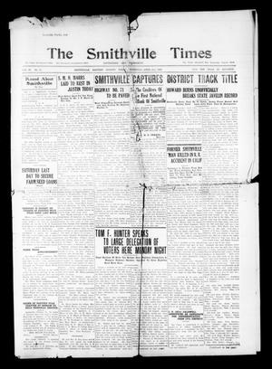 Primary view of object titled 'The Smithville Times Enterprise and Transcript (Smithville, Tex.), Vol. 39, No. 16, Ed. 1 Thursday, April 21, 1932'.