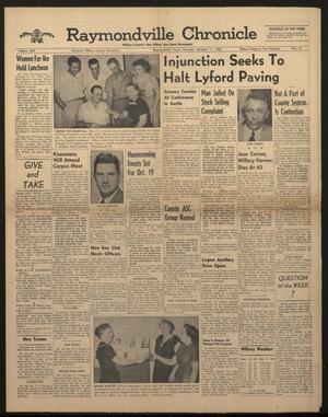 Raymondville Chronicle (Raymondville, Tex.), Vol. 30, No. 41, Ed. 1 Thursday, October 11, 1956