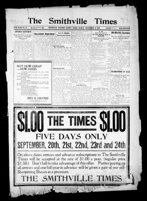 The Smithville Times (Smithville, Tex.), Vol. 17, No. 36, Ed. 1 Friday, September 16, 1910