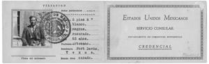 Febronio Acosta, Identification Card, 1930