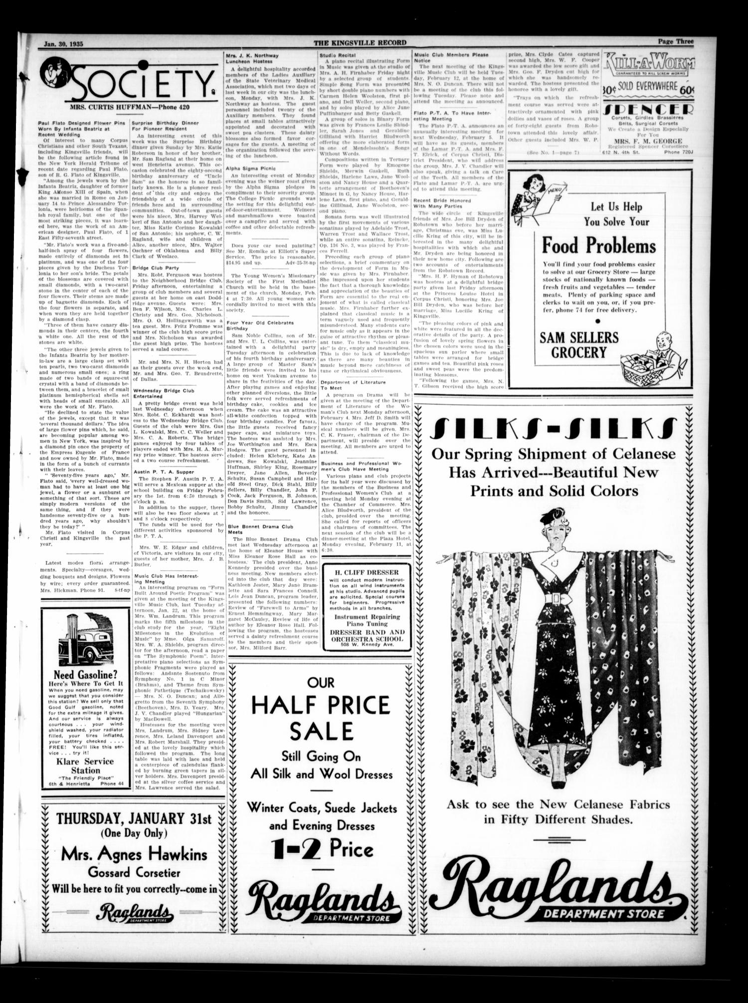 Kingsville Record (Kingsville, Tex.), Vol. 29, No. 25, Ed. 1 Wednesday, January 30, 1935
                                                
                                                    [Sequence #]: 3 of 8
                                                
