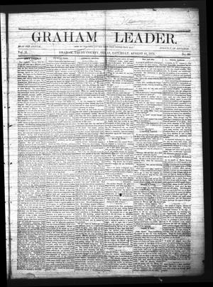 Graham Leader. (Graham, Tex.), Vol. 2, No. 50, Ed. 1 Saturday, August 10, 1878