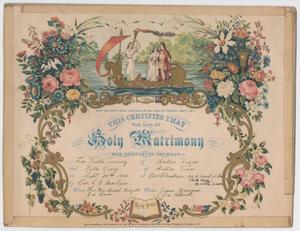 [Marriage Certificate of Lee Turney and Nelle King, September 30, 1909]