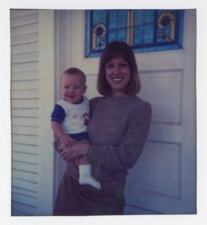 [Photograph of Cynthia Grayson Holding Son Daniel]