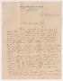 Primary view of [Letter from Edouard Potjes to Mr. and Mrs. Turney, November 16, 1922]