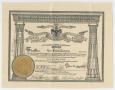 Primary view of [Certificate of Membership to Scottish Rite for Lee Frith Turney]