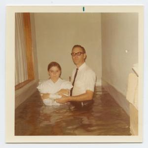 [Photograph of Baptism of Dorothy Kirkwood]