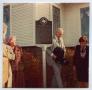 Photograph: [Photograph of Madge and Max Daniel With Historical Marker]