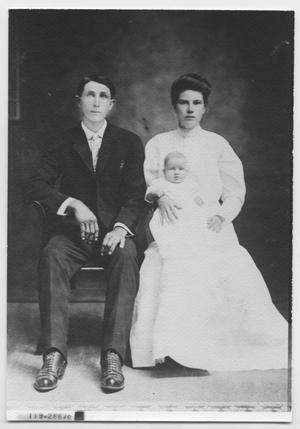 [Photograph of Brumits With Daughter Ethel]