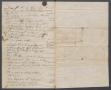 Primary view of [Ledger of John B. Reed debts to William Reed]