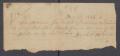 Thumbnail image of item number 1 in: '[Promissory note for Michael Reed]'.