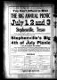 Thumbnail image of item number 2 in: 'The Tribune. (Stephenville, Tex.), Vol. 28, No. 26, Ed. 1 Friday, June 25, 1920'.
