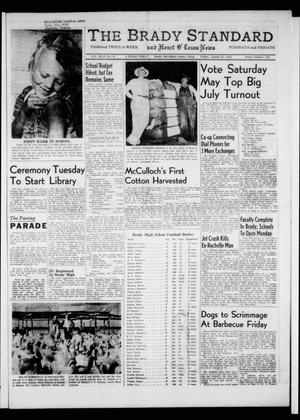 The Brady Standard and Heart O' Texas News (Brady, Tex.), Vol. 46, No. 45, Ed. 1 Friday, August 27, 1954