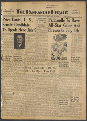 Primary view of object titled 'The Panhandle Herald (Panhandle, Tex.), Vol. 65, No. 50, Ed. 1 Friday, July 4, 1952'.