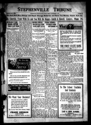 Primary view of object titled 'Stephenville Tribune (Stephenville, Tex.), Vol. 29, No. 37, Ed. 1 Friday, September 9, 1921'.