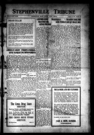 Stephenville Tribune (Stephenville, Tex.), Vol. 28, No. 33, Ed. 1 Friday, August 13, 1920