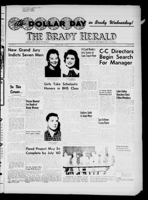 The Brady Herald (Brady, Tex.), Vol. 15, No. 31, Ed. 1 Tuesday, May 6, 1958