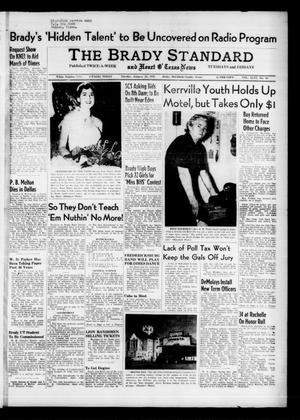 The Brady Standard and Heart O' Texas News (Brady, Tex.), Vol. 46, No. 88, Ed. 1 Tuesday, January 25, 1955