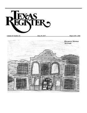Primary view of object titled 'Texas Register, Volume 42, Number 26, Pages 3319-3446, June 30, 2017'.
