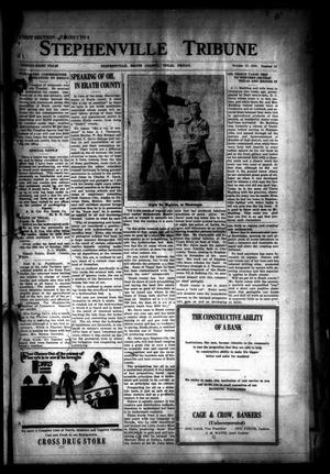 Primary view of object titled 'Stephenville Tribune (Stephenville, Tex.), Vol. 28, No. 42, Ed. 1 Friday, October 15, 1920'.