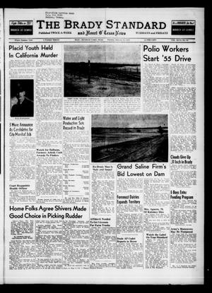 The Brady Standard and Heart O' Texas News (Brady, Tex.), Vol. 46, No. 84, Ed. 1 Tuesday, January 11, 1955