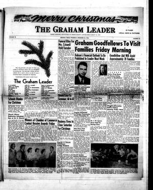 Primary view of object titled 'The Graham Leader (Graham, Tex.), Vol. 79, No. 20, Ed. 1 Thursday, December 23, 1954'.
