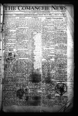 The Comanche News (Comanche, Tex.), Vol. 10, No. 48, Ed. 1 Thursday, December 17, 1908