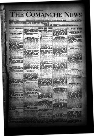 The Comanche News (Comanche, Tex.), Vol. 11, No. 27, Ed. 1 Thursday, July 8, 1909