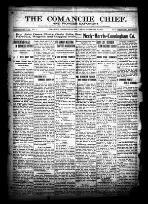 The Comanche Chief and Pioneer Exponent (Comanche, Tex.), Vol. 1, No. 2, Ed. 1 Friday, September 20, 1912