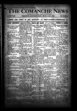 The Comanche News (Comanche, Tex.), Vol. 11, No. 31, Ed. 1 Thursday, August 5, 1909