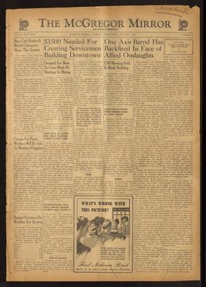 The McGregor Mirror and Herald-Observer (McGregor, Tex.), Vol. 55, No. 18, Ed. 1 Friday, August 6, 1943
